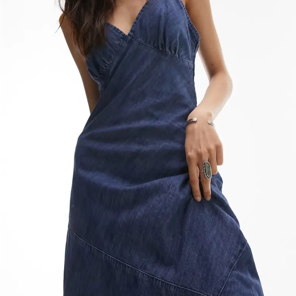 Tommy Hilfiger Blue Backless Dress